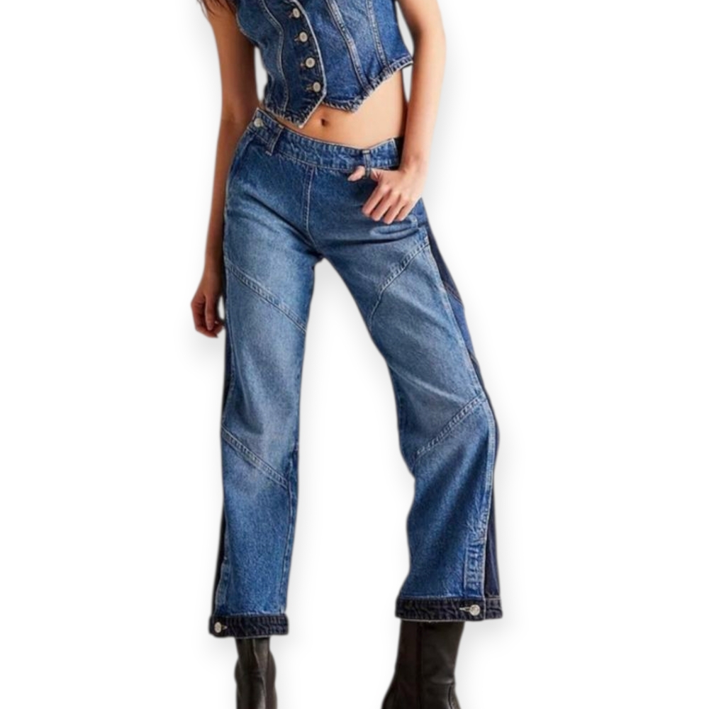 We The Free Moonlit Moto Slim Bootcut Jeans Sz 30 - Picture 2 of 8